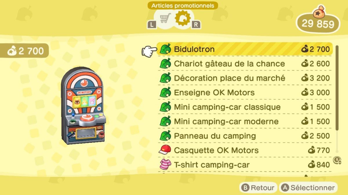 Catalogue Objets Animal Crossing New Horizon www.margxt.fr