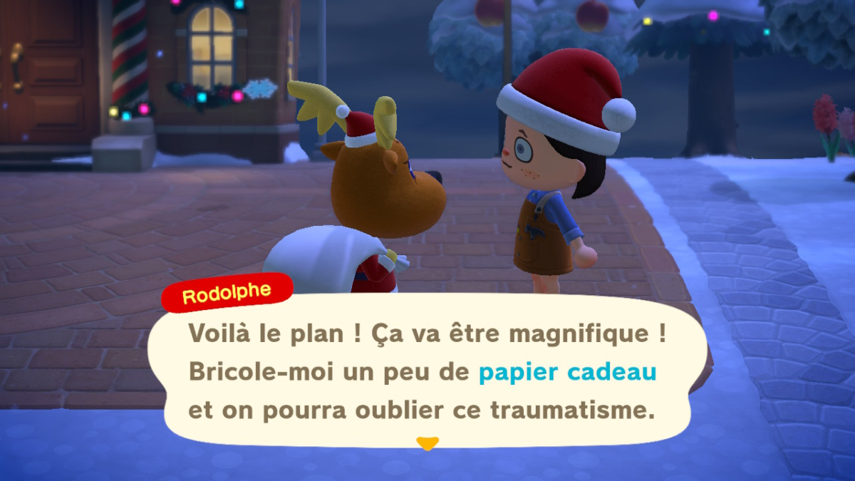 [GUIDE] Rodolphe et le Jour des cadeaux dans Animal Crossing New Horizons