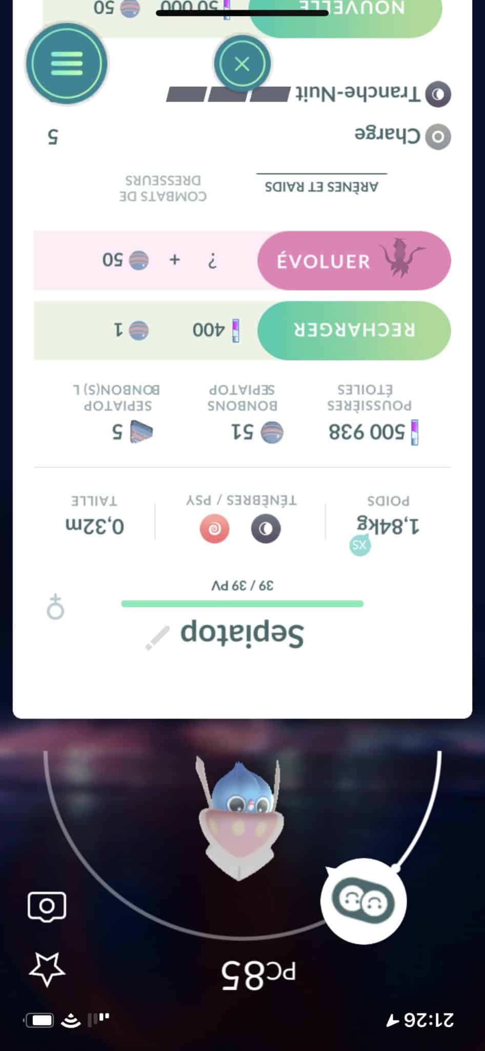 Comment faire évoluer Sepiatop en Sepiatroce dans Pokémon GO