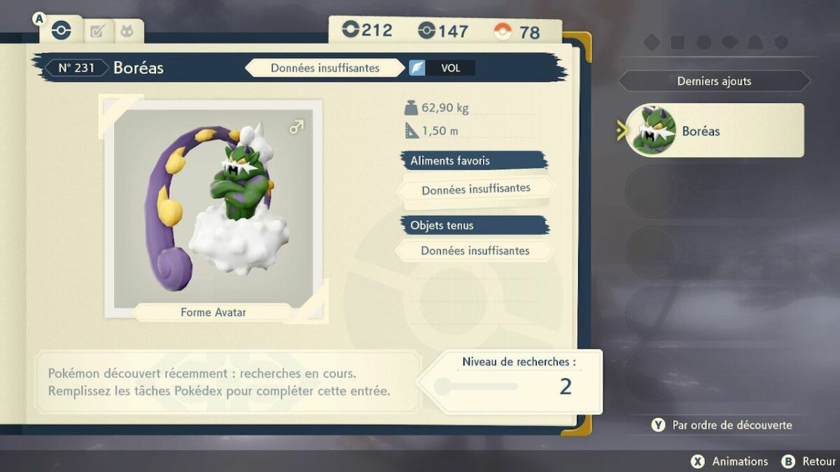 Pokémon Go - Boréas / Tornadus Légendaire - Échange (Trade) - Neuf