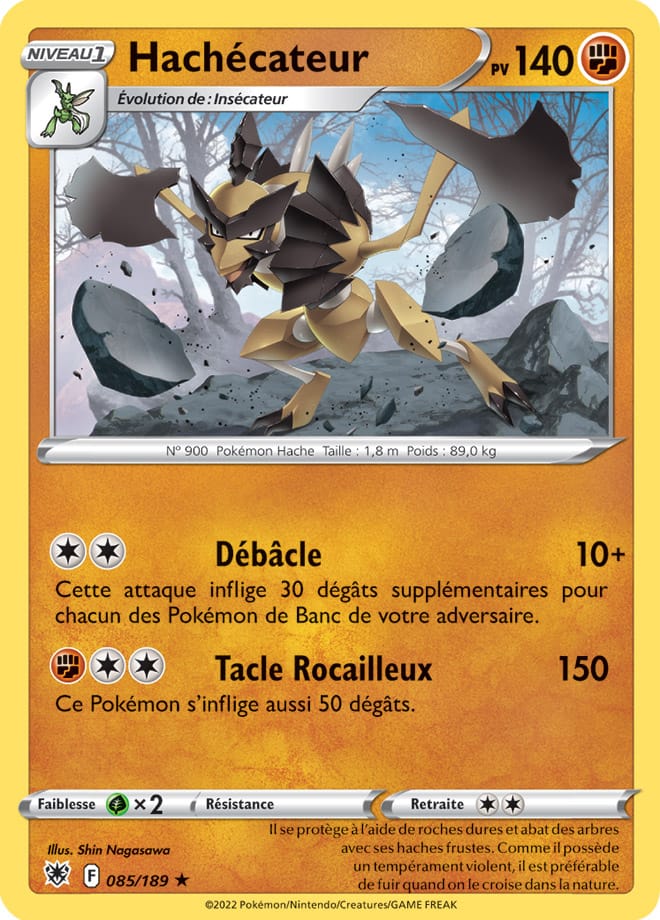 FR] Pokémon Carte EB10 104/189 Roublenard RARE