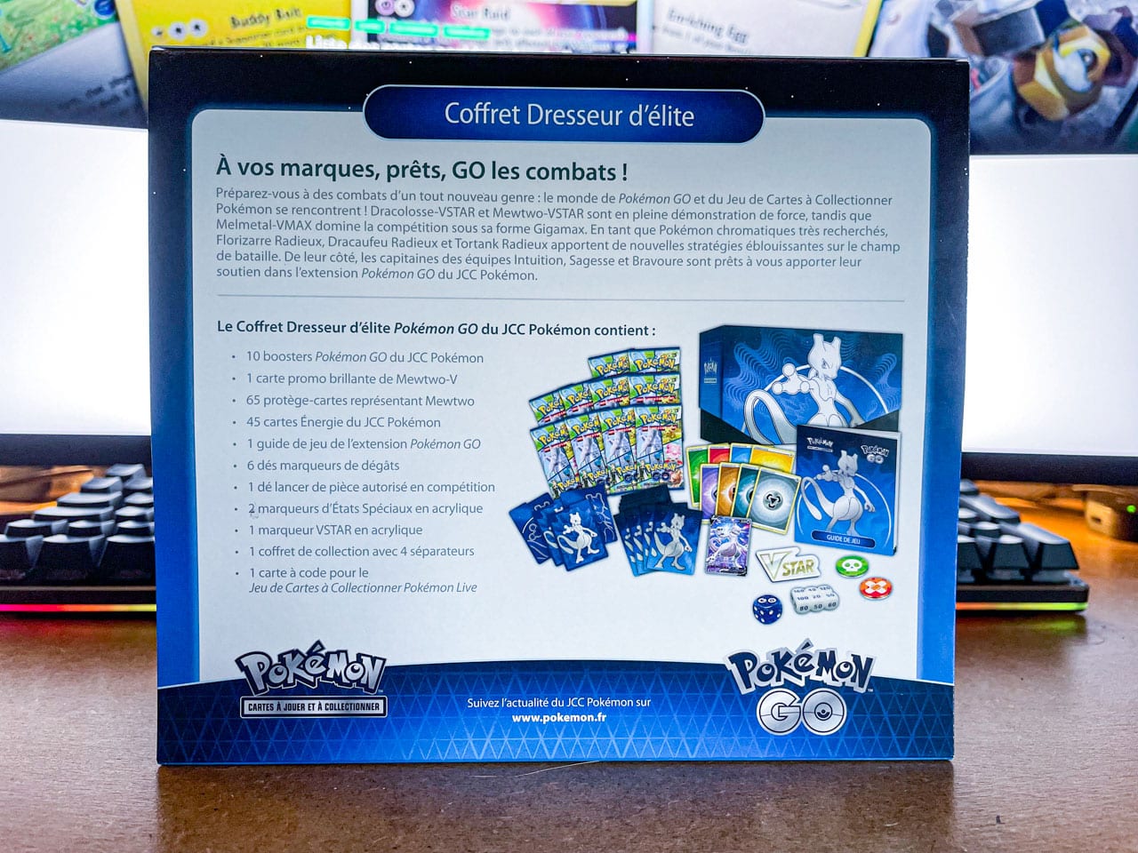 Coffret Pokémon GO EB10.5 - Dresseur d'Élite : Mewtwo Pokémon - UltraJeux