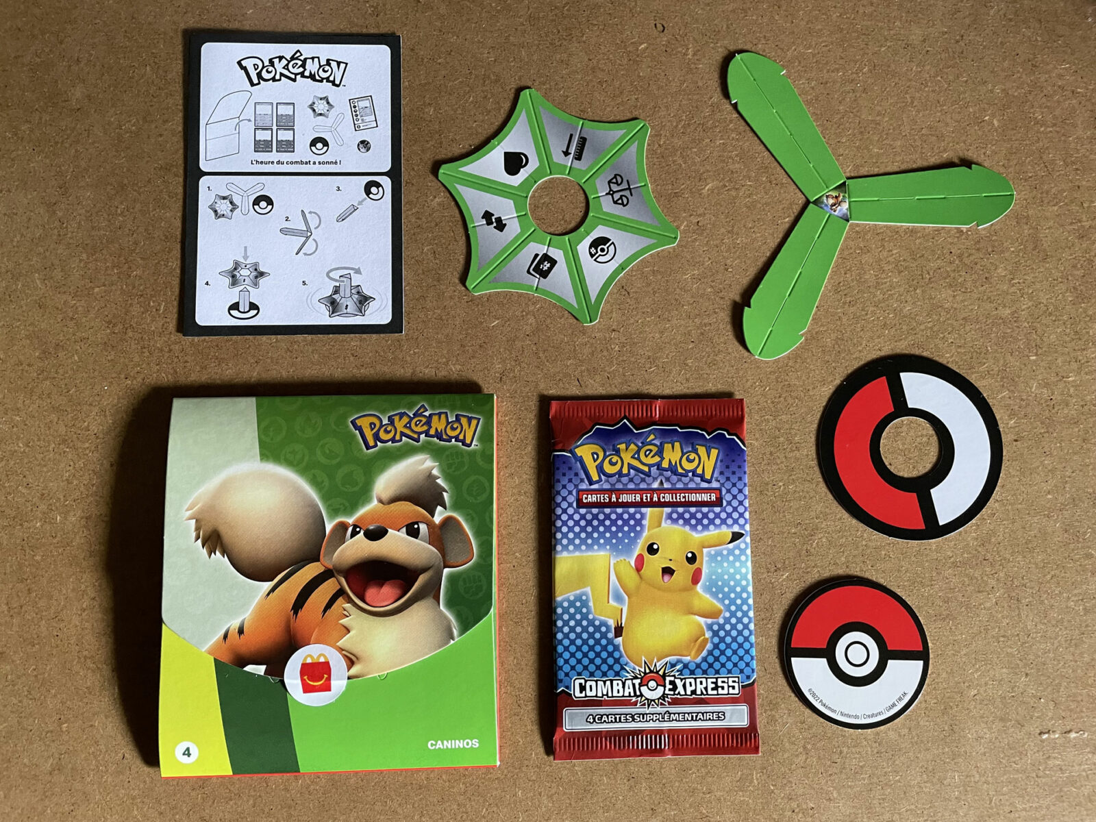 Les cartes promotionnelles Pokémon sont disponibles chez Mcdonald