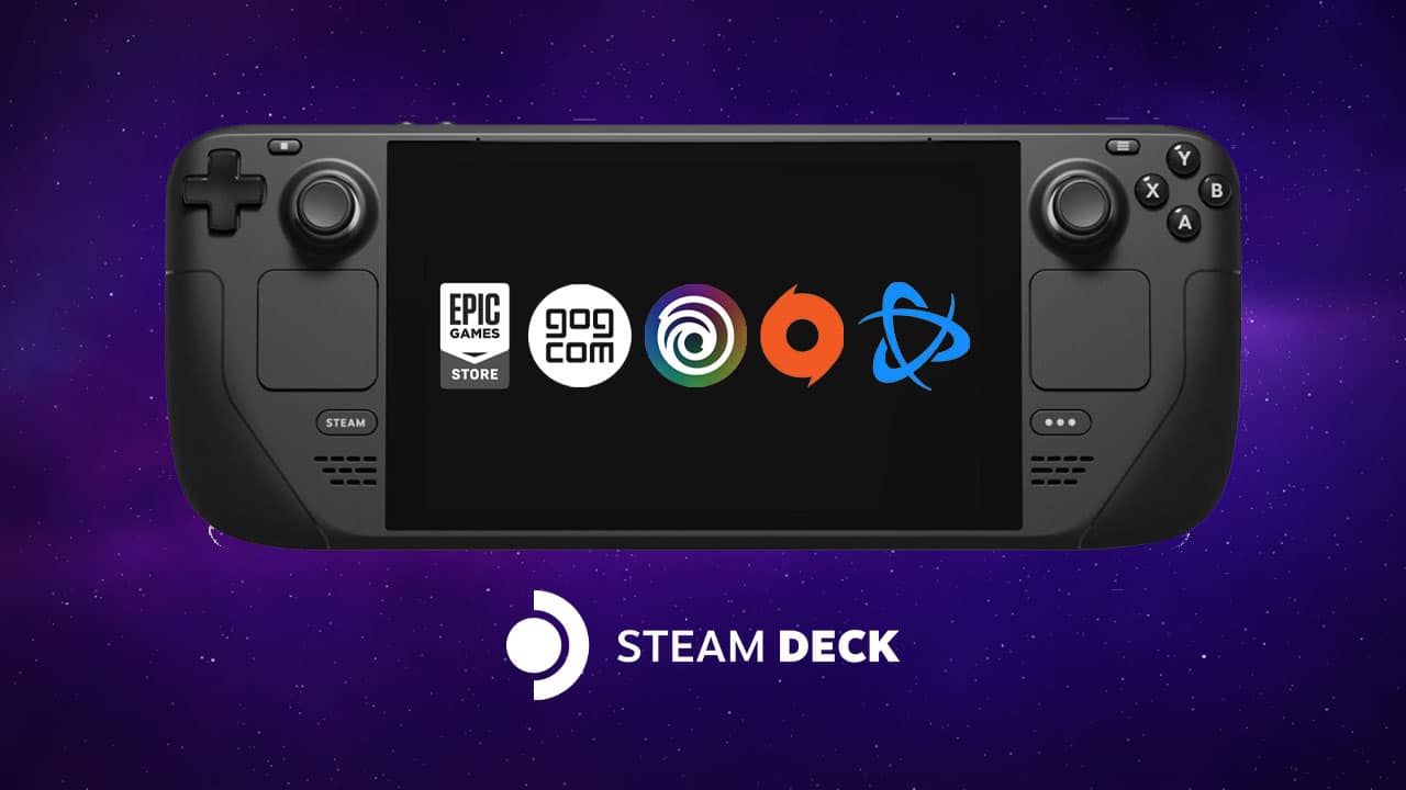 Steam Deck, Epic, Origin, Ubisoft Setup