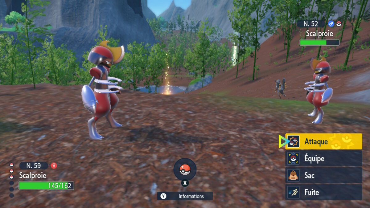 Trouver un Emblème du Général et faire évoluer Scalproie en Scalpereur dans Pokémon Écarlate et