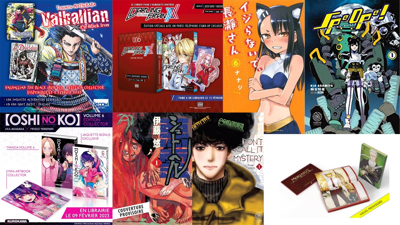 Planning des sorties des éditions collectors et limitées de mangas