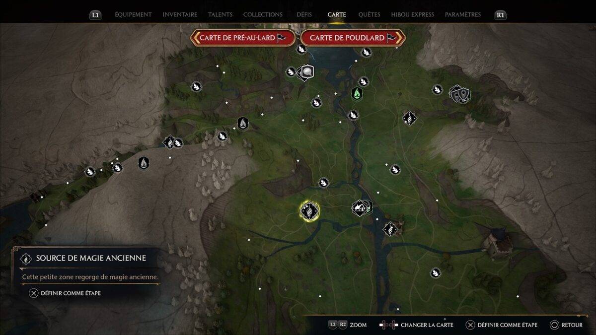 Localisation et réussir les sources de magie ancienne dans Hogwarts Legacy