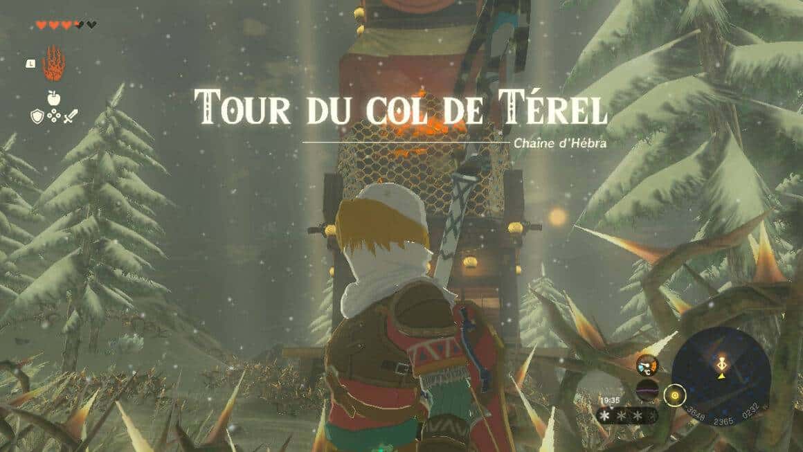 tour de la reconnaissance zelda