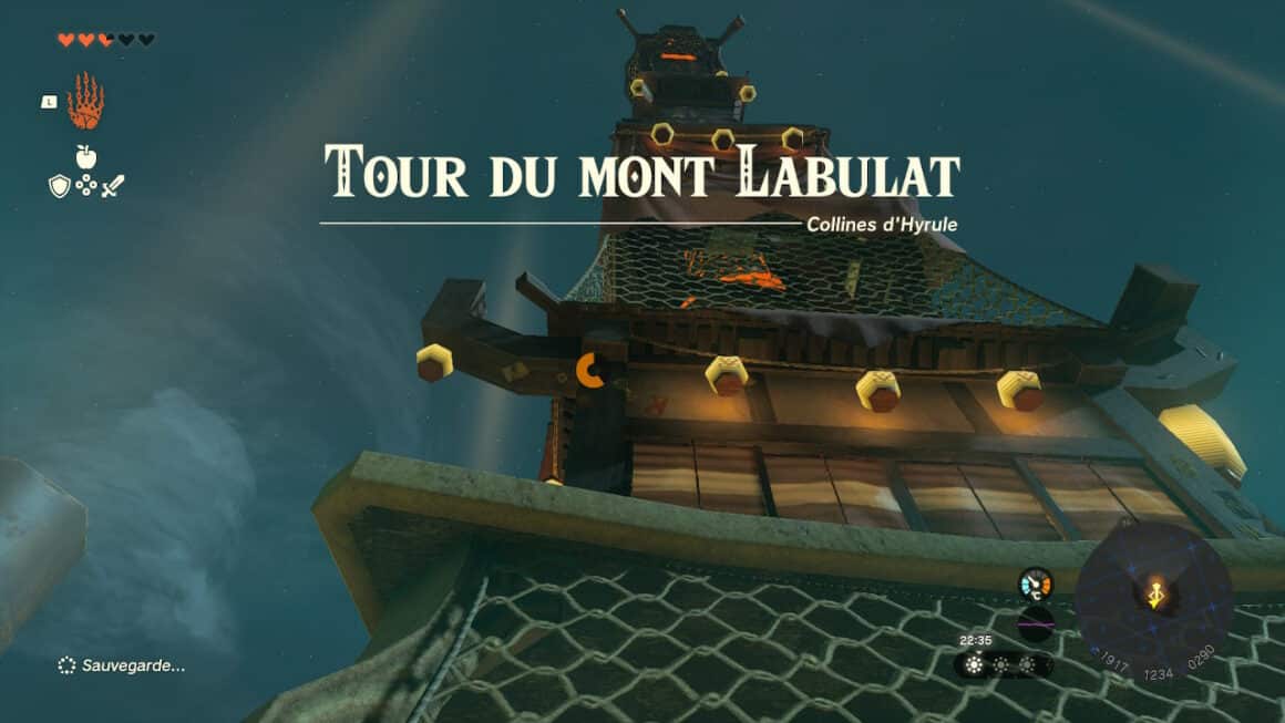 tour de la reconnaissance zelda