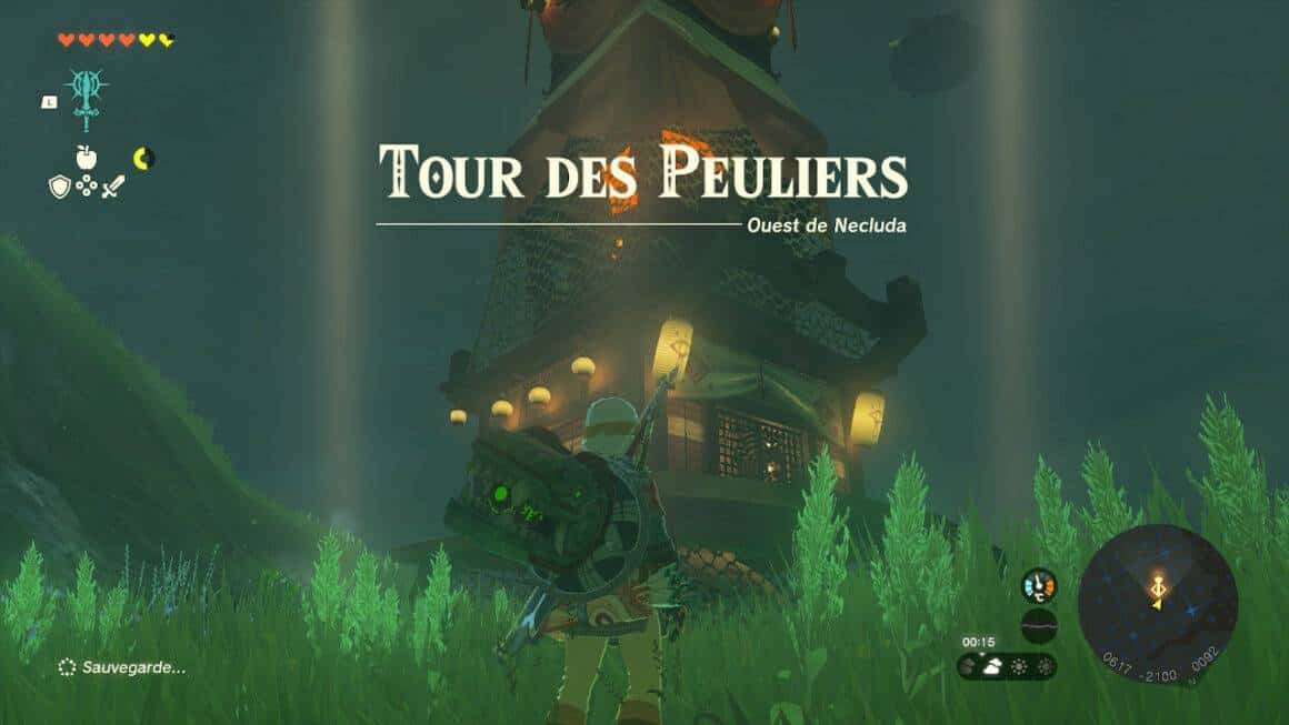 tour de la reconnaissance zelda