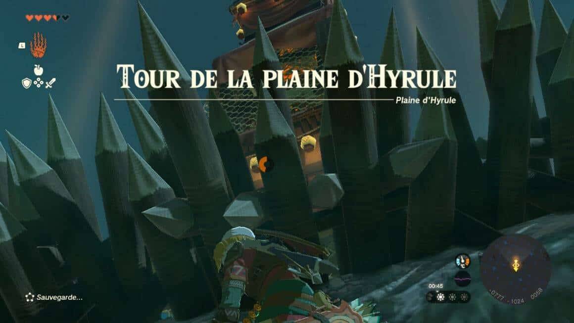 tour de la reconnaissance zelda