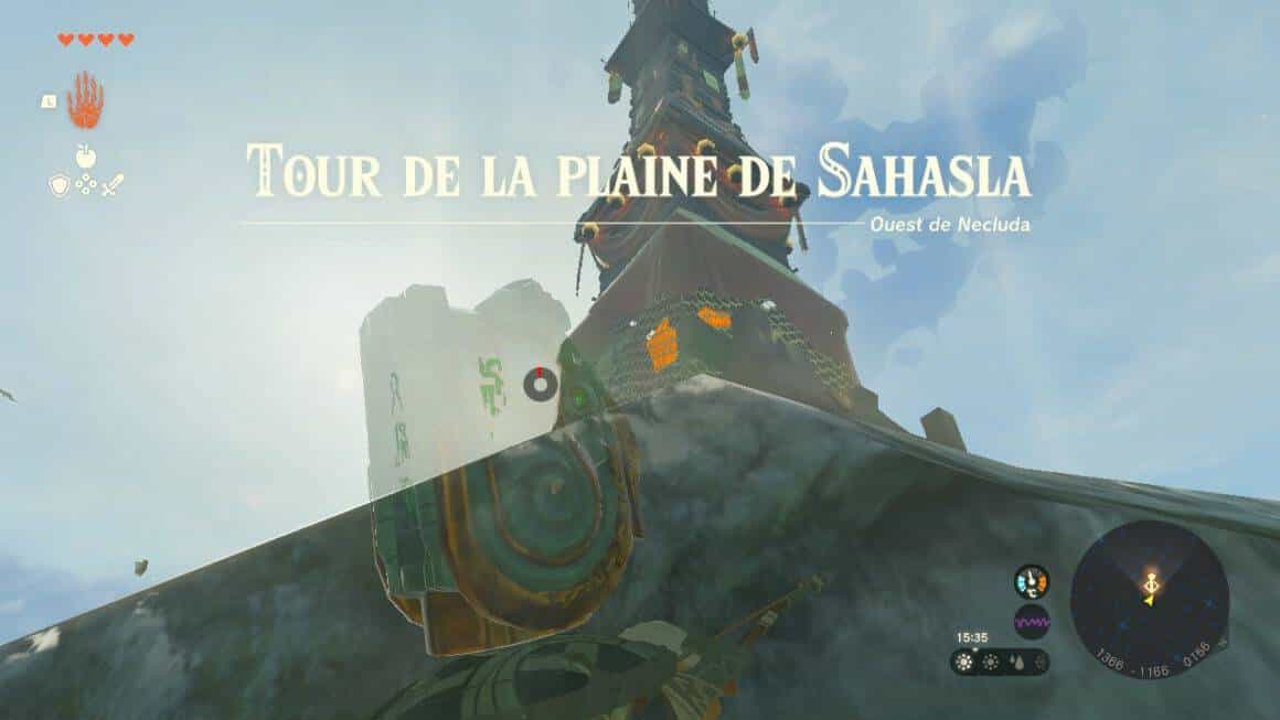 tour de la reconnaissance zelda