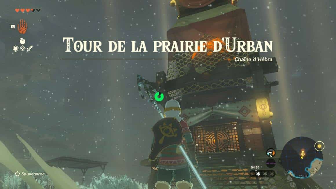 tour de la reconnaissance zelda