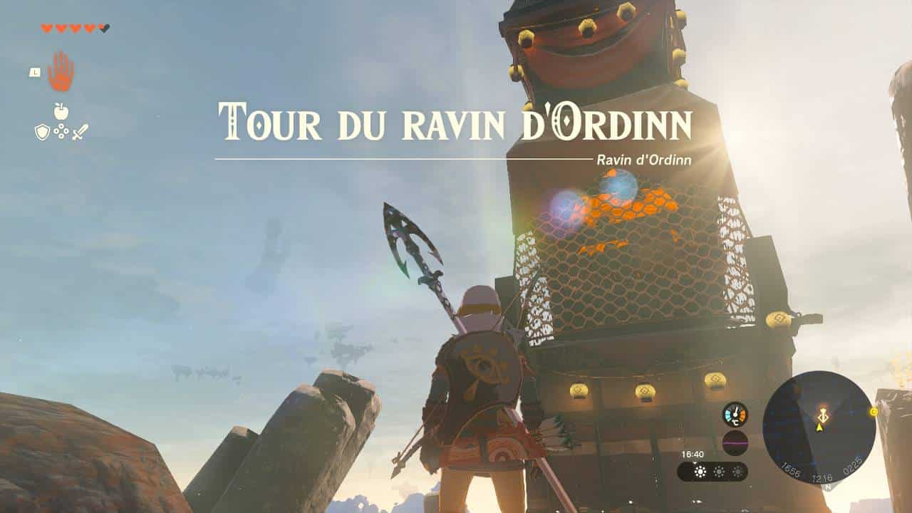 tour de la reconnaissance zelda