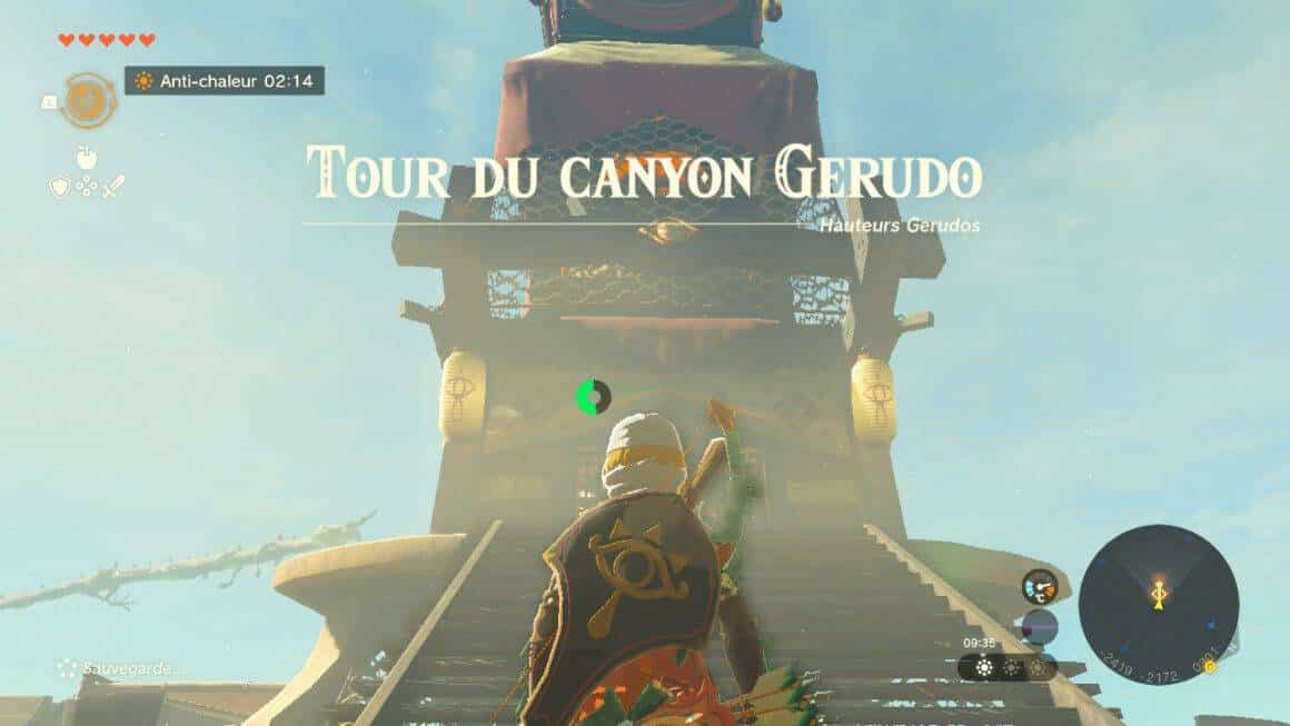 tour de la reconnaissance zelda