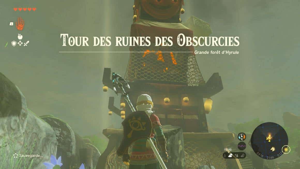 tour de la reconnaissance zelda