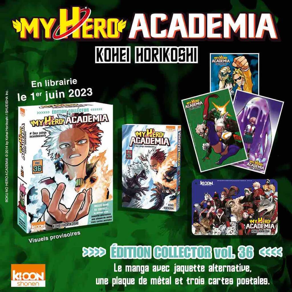 Planning des sorties des éditions collectors et limitées de mangas du mois  de juillet 2023 - Margxt