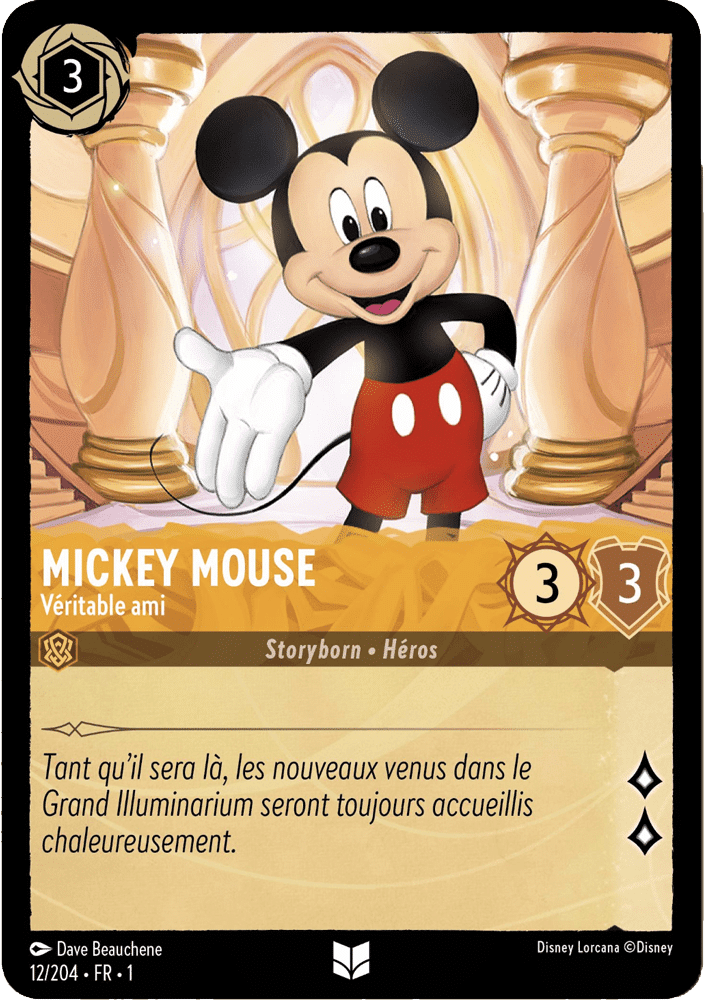 Cartes Disney Lorcana Deck Vaiana et Mickey à 19,99€
