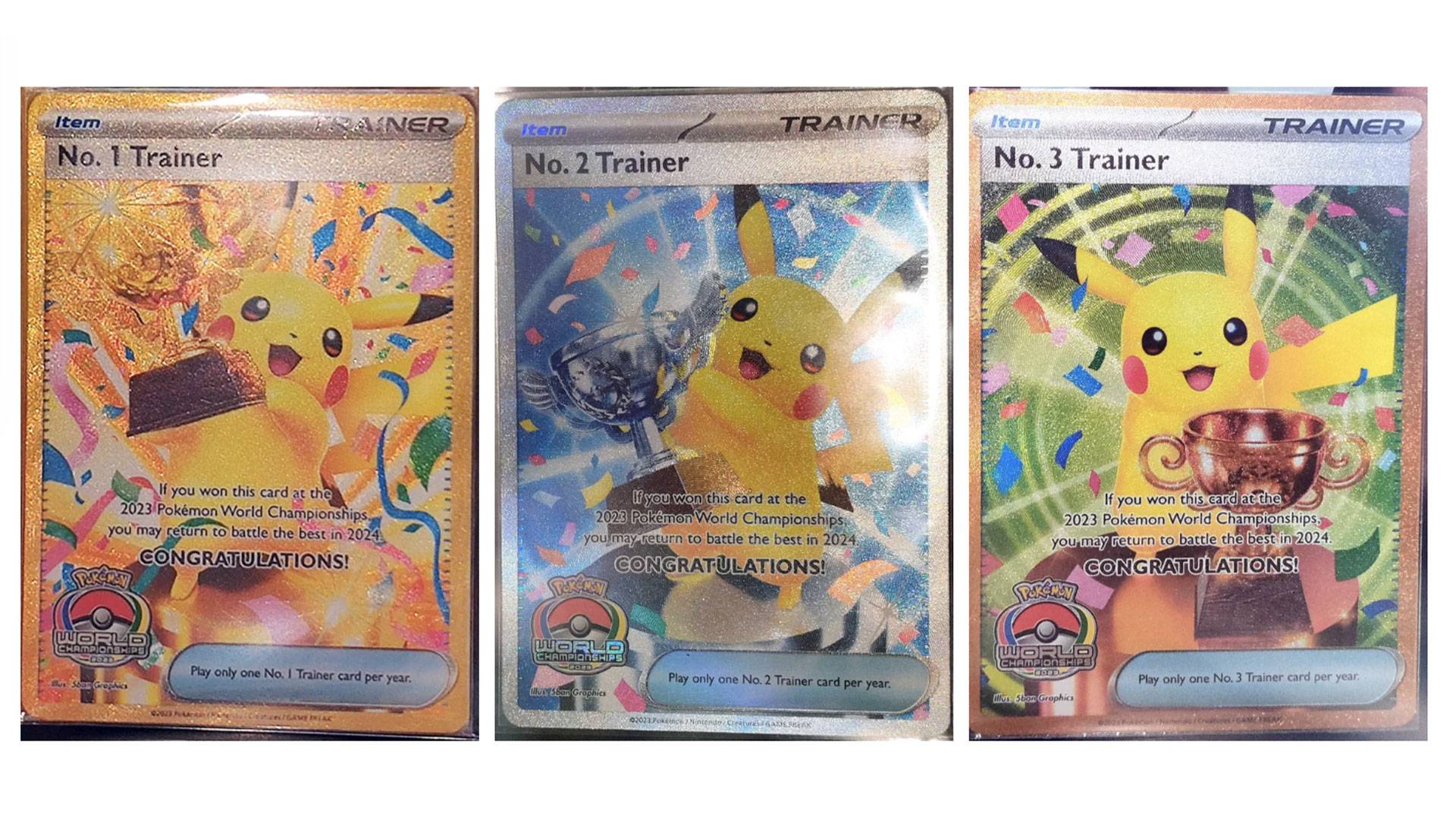 Les cartes promotionnelles exclusives des Champions du Monde Pokémon 2023 -  Margxt