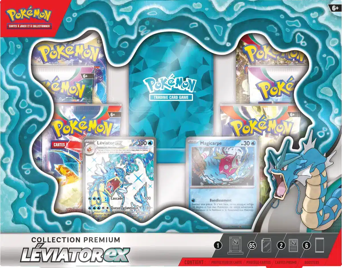 Une collection Premium Léviator-ex en novembre pour le JCC Pokémon - Margxt