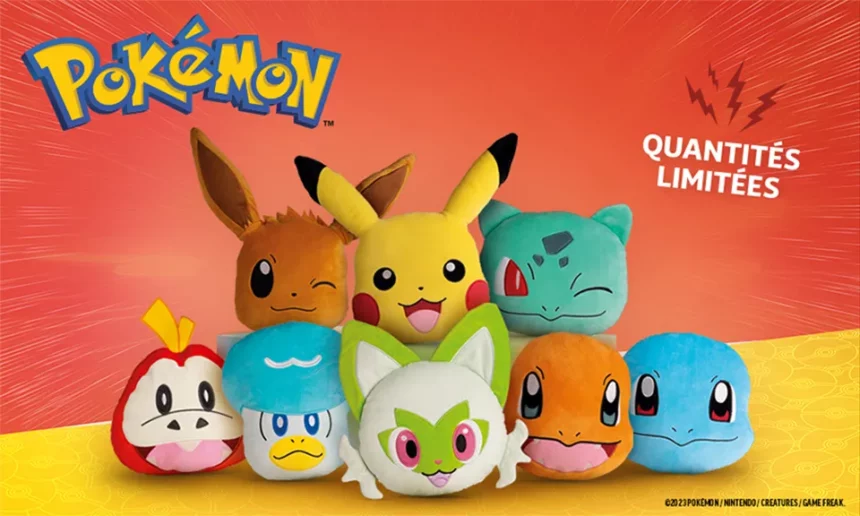 Oreiller Pokemon en Peluche Carapuce | Boutique Coussins Pokemon pas c