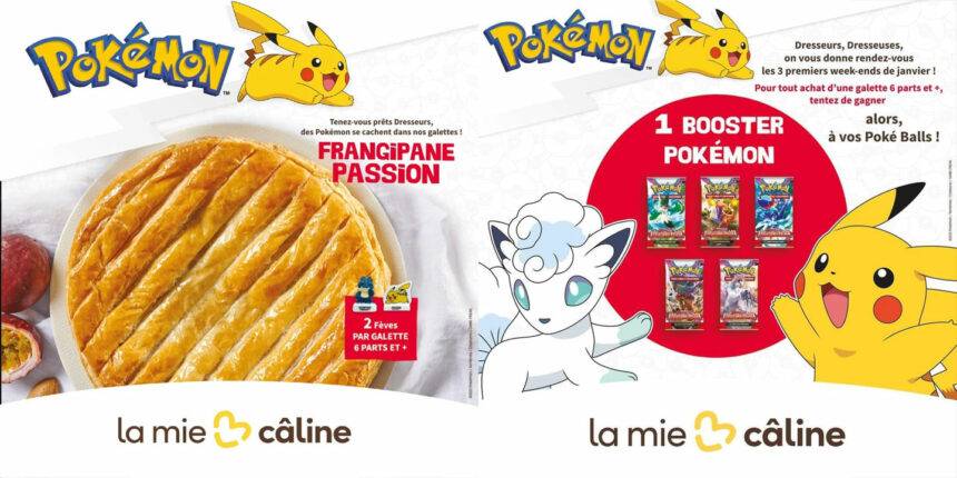 Des fèves Pokémon dans de délicieuses galettes chez La Mie