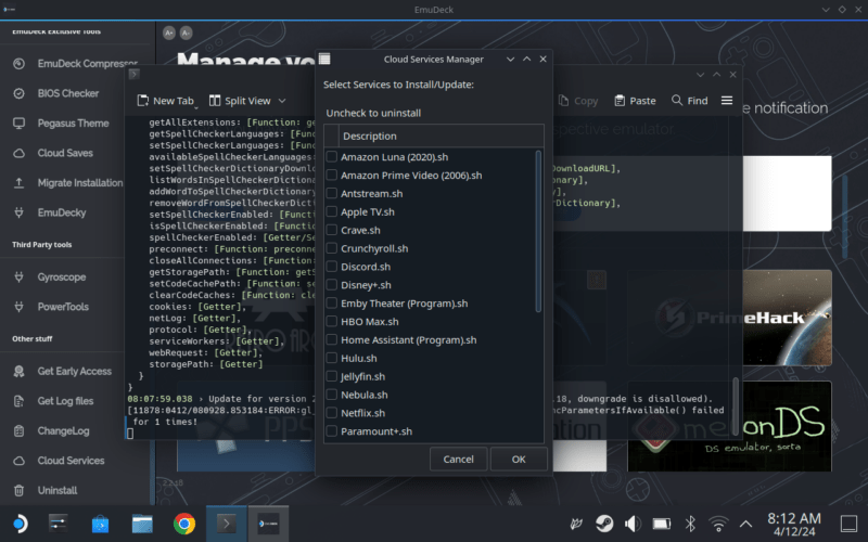 Installer le Xbox Cloud Gaming (Xbox Game Pass) sur Steam Deck avec EmuDeck