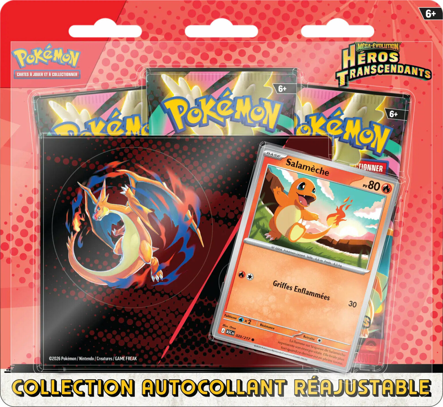 Pokémon – Collection Poster Premium Méga-Évolution – Héros Transcendants Avec Méga-Gardevoir Promo Brillante, Poster Et 10 Boosters